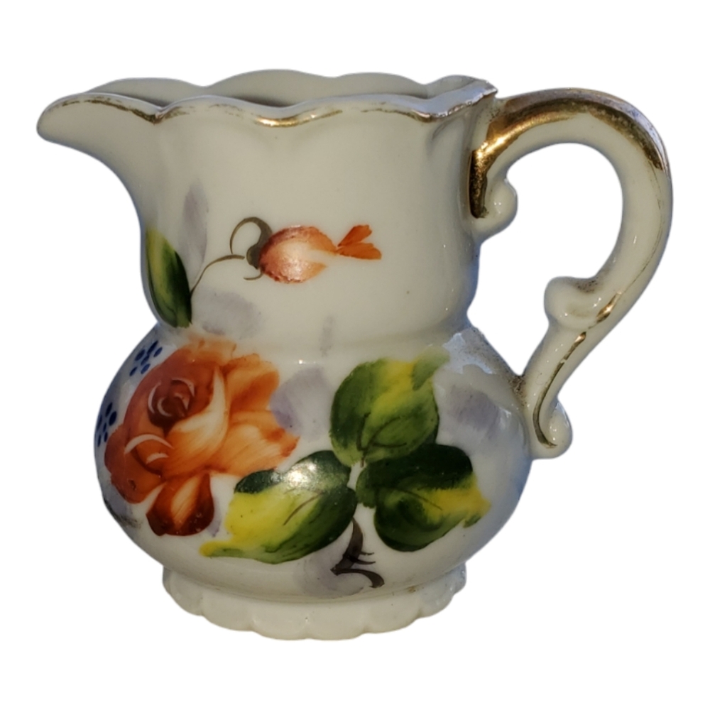 Miniature floral pitcher